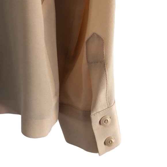 Diane Von Furstenberg Seraphina Silk Colorblock Blouse Size 4 - Picture 7 of 10